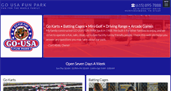 Desktop Screenshot of gousafunpark.com
